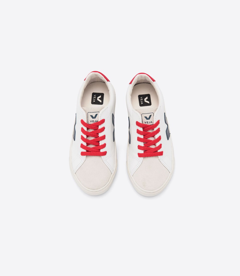 Veja Trainers Kids White - Esplar Leather - APYR-05867